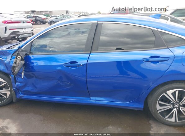 JHMFC1F35JX035360 2018 HONDA CIVIC Blue Widok wnętrza 360 stopni