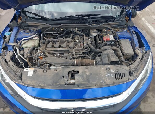 JHMFC1F35JX035360 2018 HONDA CIVIC Blue Widok z tyłu
