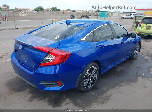 JHMFC1F35JX035360 2018 HONDA CIVIC Blue Tył prawy