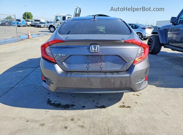JHMFC1F35JX041868 2018 HONDA CIVIC Gray Rear view