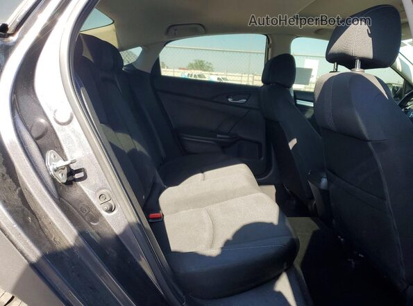 JHMFC1F35JX041868 2018 HONDA CIVIC Gray Rear seats view