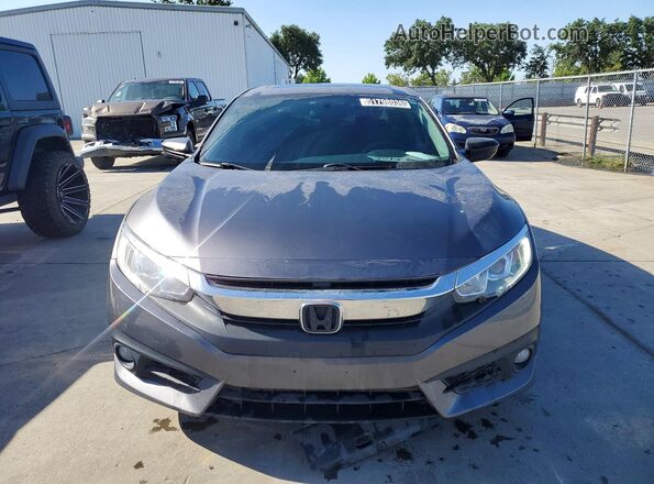 JHMFC1F35JX041868 2018 HONDA CIVIC Gray Front view