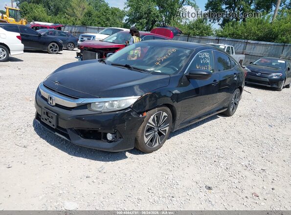 JHMFC1F37JX011500 2018 HONDA CIVIC Черный Передняя левая четверть