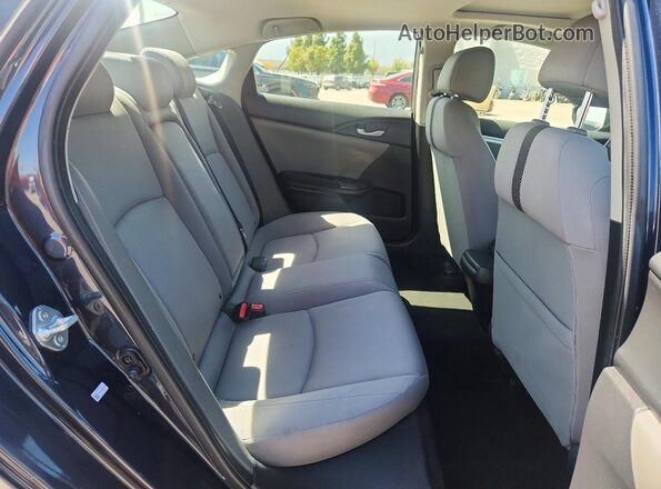 JHMFC1F37JX012663 2018 HONDA CIVIC Gray Widok tylnych siedzeń