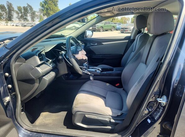JHMFC1F37JX012663 2018 HONDA CIVIC Gray Widok wnętrza z przodu