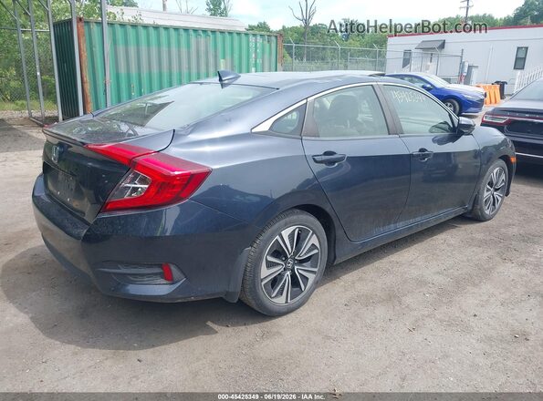 JHMFC1F37JX016597 2018 HONDA CIVIC Dark Blue Rear right