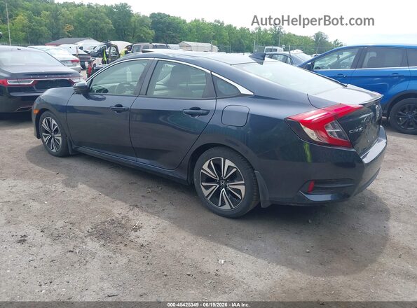 JHMFC1F37JX016597 2018 HONDA CIVIC Dark Blue Rear left