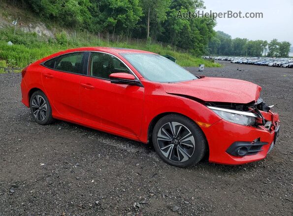 JHMFC1F38JX021985 2018 HONDA CIVIC Red Front right