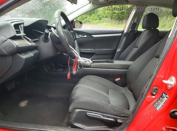 JHMFC1F38JX021985 2018 HONDA CIVIC Red Front interior view