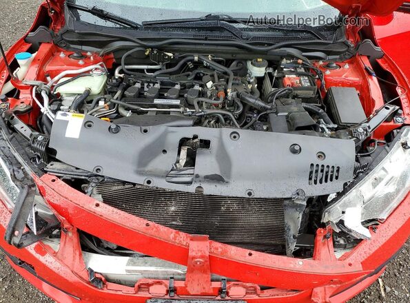 JHMFC1F38JX021985 2018 HONDA CIVIC Red Rear interior view