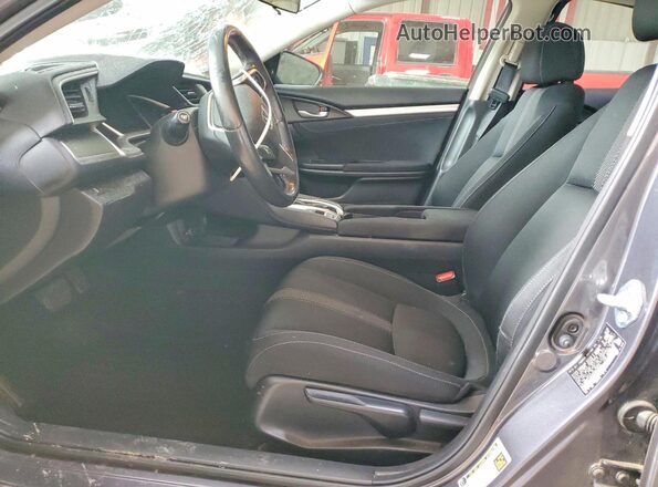 JHMFC1F39JX012812 2018 HONDA CIVIC Gray წინა სალონის ხედი