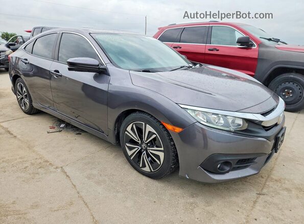 JHMFC1F3XJX001754 2018 HONDA CIVIC Gray Передня права чверть