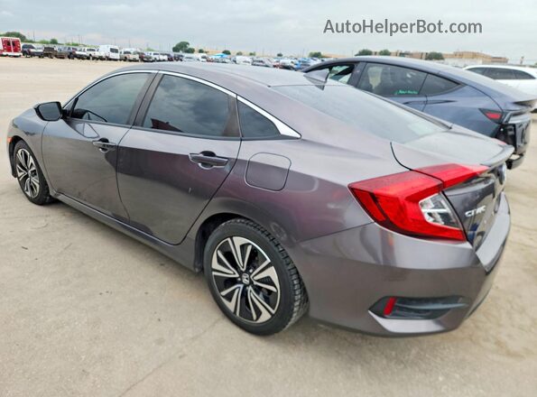 JHMFC1F3XJX001754 2018 HONDA CIVIC Gray Задня ліва чверть