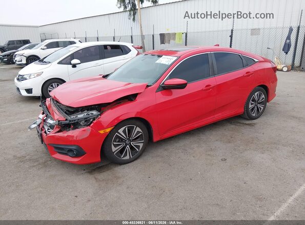 JHMFC1F3XJX028789 2018 HONDA CIVIC Red 