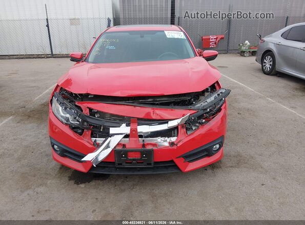 JHMFC1F3XJX028789 2018 HONDA CIVIC Red 