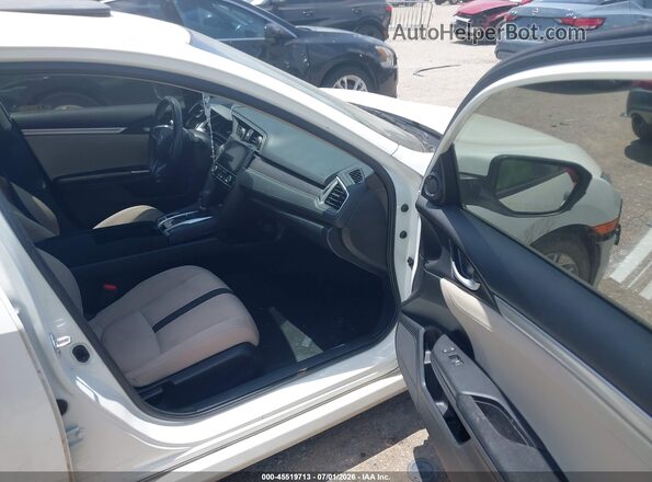 JHMFC1F3XJX033510 2018 HONDA CIVIC White წინა სალონის ხედი