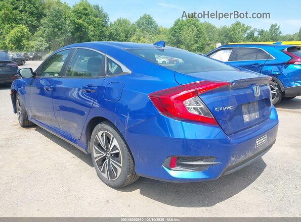 JHMFC1F46JX043637 2018 HONDA CIVIC Blue Հետևի ձախ