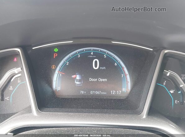 JHMFC1F49JX039128 2018 HONDA CIVIC Black 