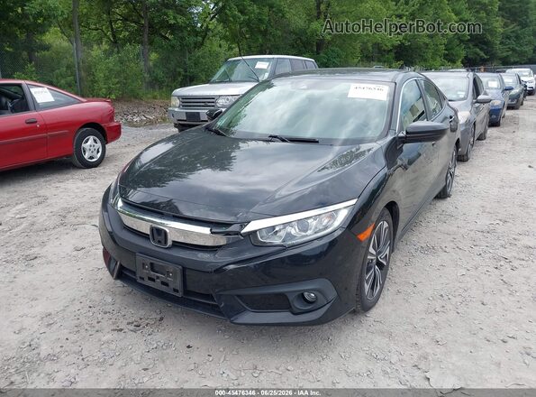 JHMFC1F49JX039128 2018 HONDA CIVIC Black Front view