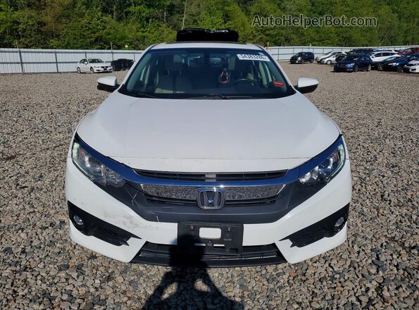 JHMFC1F70JX028867 2018 HONDA CIVIC White Դիմացի տեսք