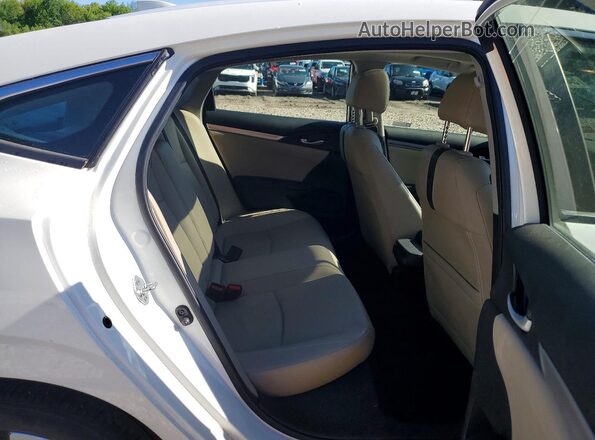 JHMFC1F70JX028867 2018 HONDA CIVIC White Հետևի նստատեղերի տեսք