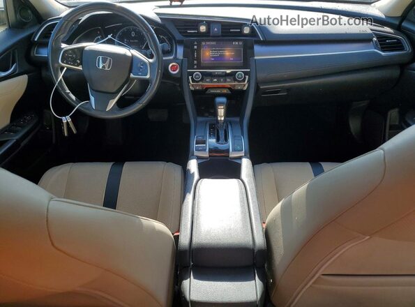 JHMFC1F70JX028867 2018 HONDA CIVIC White Առջևի վահանակի տեսք