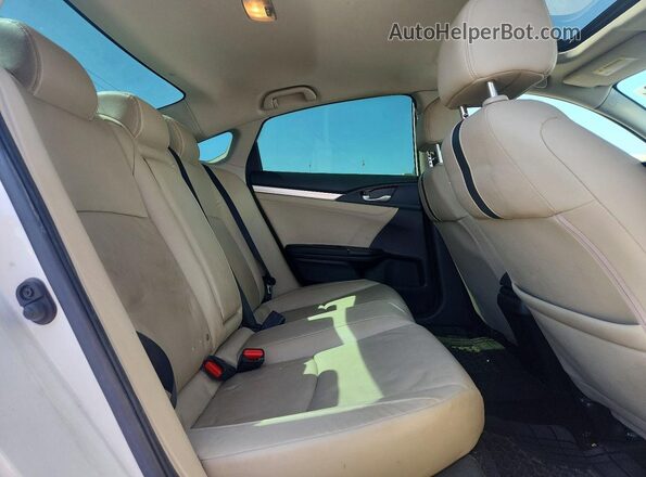 JHMFC1F71JX017697 2018 HONDA CIVIC White Հետևի նստատեղերի տեսք