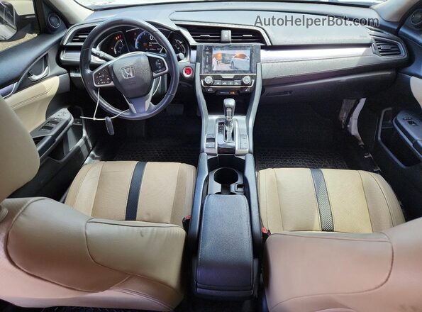 JHMFC1F72JX037747 2018 HONDA CIVIC White Vista del salpicadero