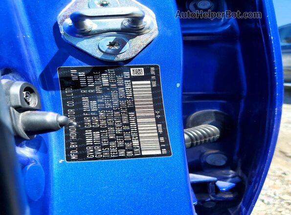 JHMFC1F73JX044240 2018 HONDA CIVIC Blue Вид підкапотного простору