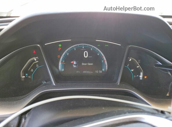 JHMFC1F74KX010289 2019 HONDA CIVIC Серый 