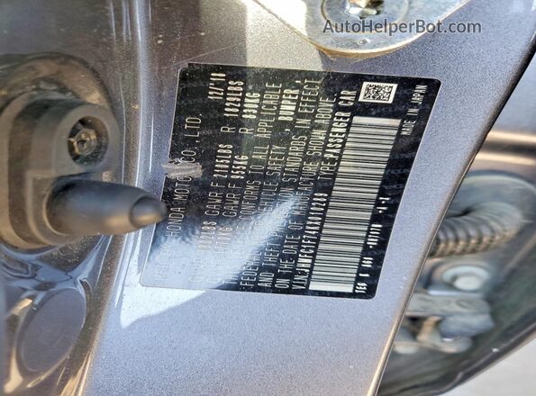 JHMFC1F74KX010289 2019 HONDA CIVIC Серый 