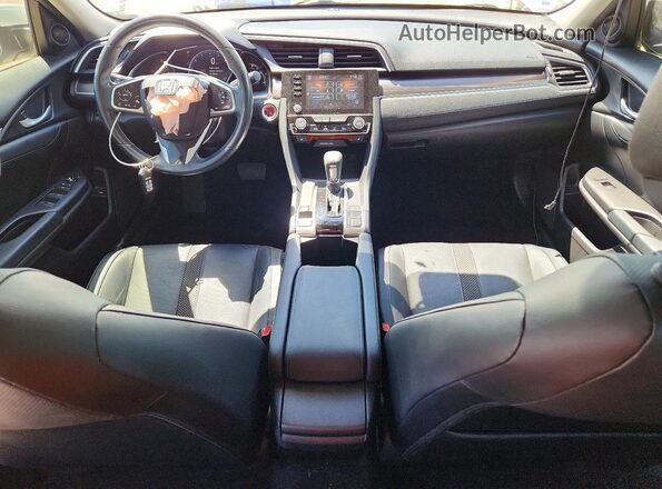 JHMFC1F76KX004140 2019 HONDA CIVIC White წინა პანელის ხედი