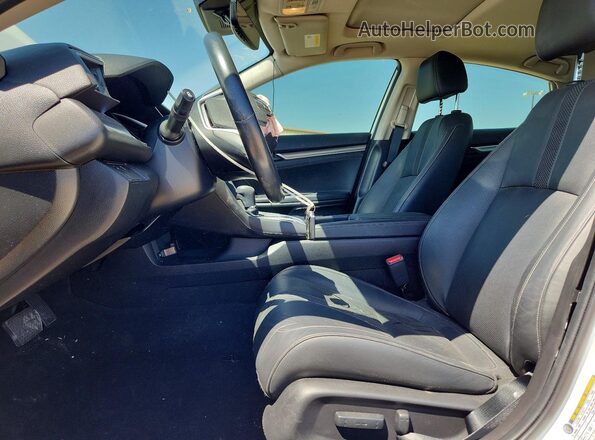 JHMFC1F76KX004140 2019 HONDA CIVIC White წინა სალონის ხედი