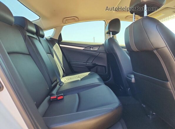 JHMFC1F76KX004140 2019 HONDA CIVIC White უკანა სავარძლების ხედი