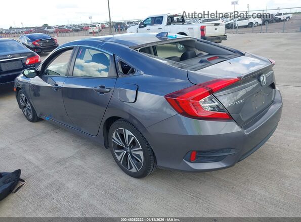 JHMFC1F77JX009930 2018 HONDA CIVIC Gray Rear left