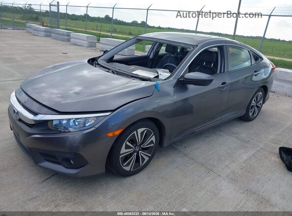 JHMFC1F77JX009930 2018 HONDA CIVIC Gray Front left