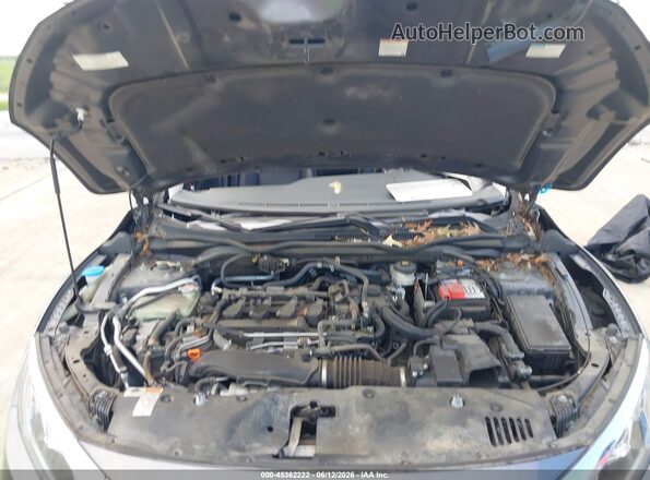 JHMFC1F77JX009930 2018 HONDA CIVIC Gray Rear view