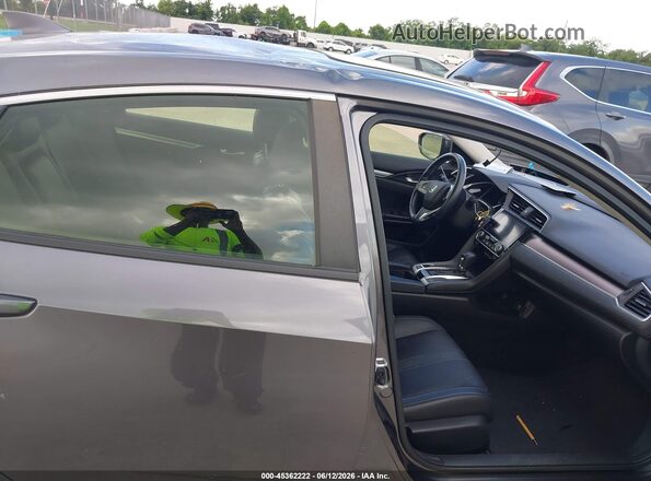 JHMFC1F77JX009930 2018 HONDA CIVIC Gray Front interior view