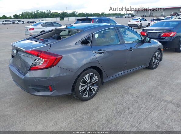 JHMFC1F77JX009930 2018 HONDA CIVIC Gray Rear right