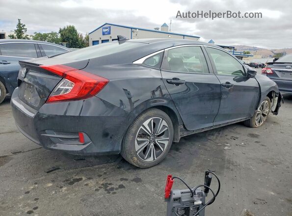 JHMFC1F77JX043706 2018 HONDA CIVIC Черный Задняя правая четверть
