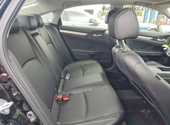 JHMFC1F77JX043706 2018 HONDA CIVIC Черный Вид задних сидений