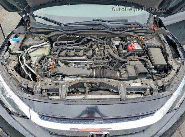 JHMFC1F77JX043706 2018 HONDA CIVIC Черный Вид задней части салона