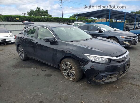 JHMFC1F77JX043706 2018 HONDA CIVIC Черный Передняя правая четверть
