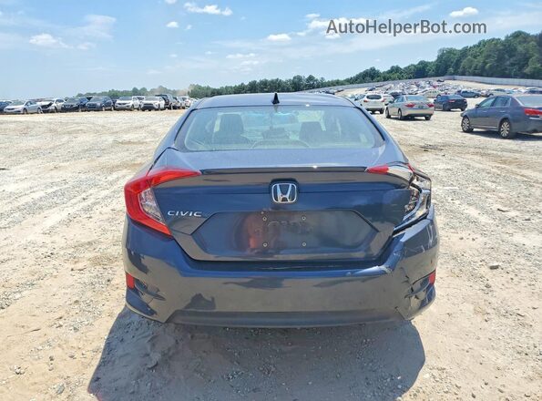 JHMFC1F78JX027031 2018 HONDA CIVIC Gray Вид ззаду