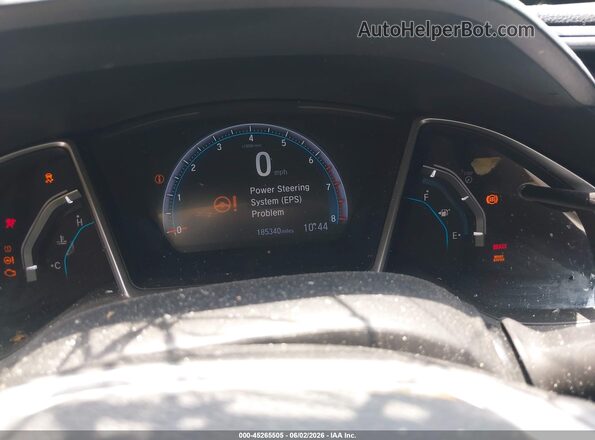 JHMFC1F78JX035615 2018 HONDA CIVIC White Widok tylnych siedzeń