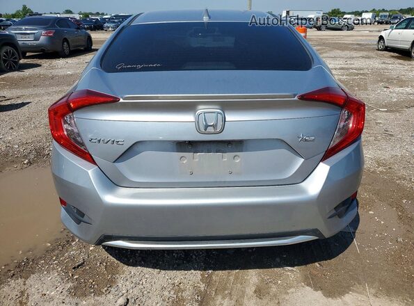JHMFC1F7XKX007543 2019 HONDA CIVIC Gray უკანა ხედი