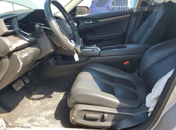 JHMFC1F7XKX007543 2019 HONDA CIVIC Gray წინა სალონის ხედი