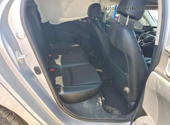JHMFC1F7XKX007543 2019 HONDA CIVIC Gray უკანა სავარძლების ხედი