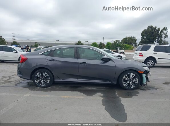 JHMFC1F89JX020310 2018 HONDA CIVIC Gray 