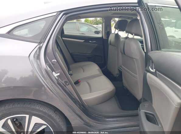 JHMFC1F89JX020310 2018 HONDA CIVIC Gray 